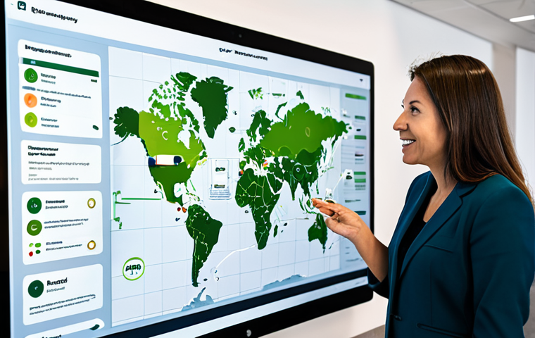 **

A diverse team of professionals collaborating around a large digital customer journey map displayed on a screen. The map illustrates various touchpoints of a customer interacting with a brand, from initial awareness to purchase and beyond. The scene is a modern office environment with bright lighting. Emphasis on data visualization and customer-centric design. fully clothed, appropriate attire, safe for work, perfect anatomy, natural proportions, professional photography, high quality, professional, family-friendly.

**